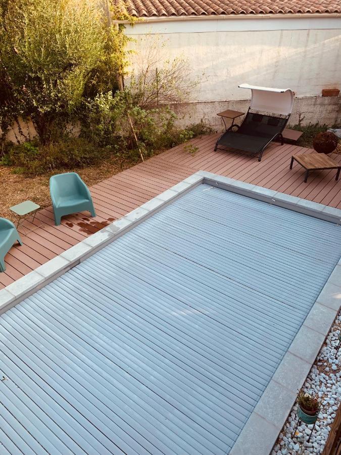 Appartement Independant Avec Jardin Et Acces Piscine Nîmes Eksteriør bilde