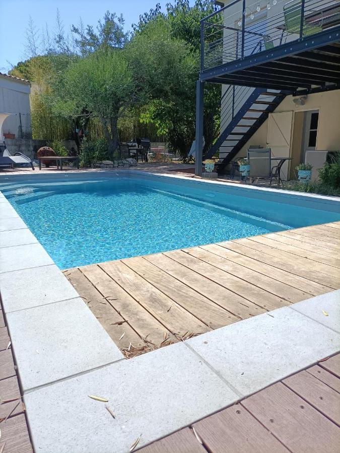 Appartement Independant Avec Jardin Et Acces Piscine Nîmes Eksteriør bilde