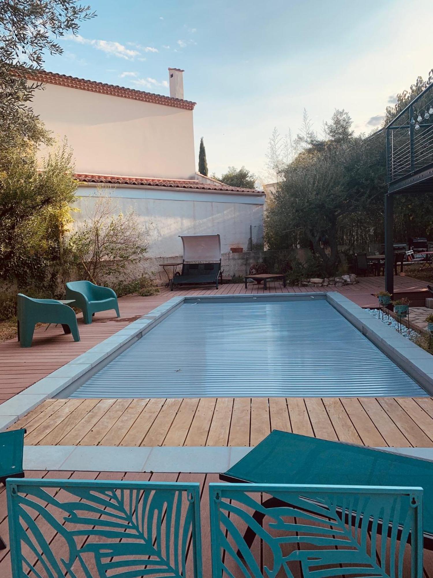 Appartement Independant Avec Jardin Et Acces Piscine Nîmes Eksteriør bilde
